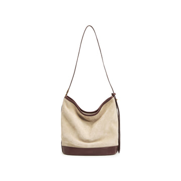Bucket Bag - Apricot Large Capacity Shoulder Bag X8261