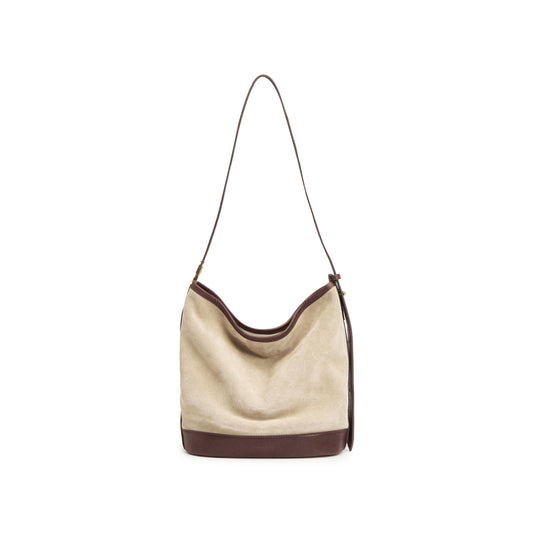 Bucket Bag - Apricot Large Capacity Shoulder Bag X8261
