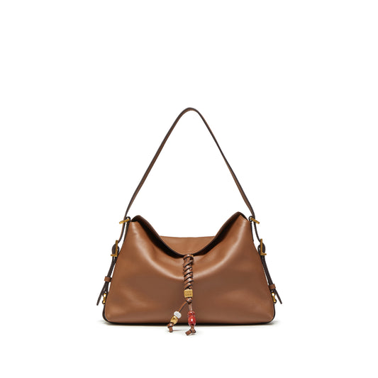 Almond Brown STACCATO tote bags, product view