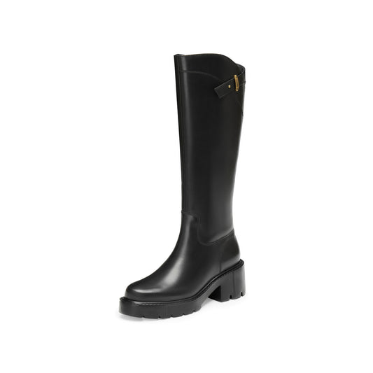 STACCATO Platform Saddle Knee-High Boots – EEZ33DG5 - image 1