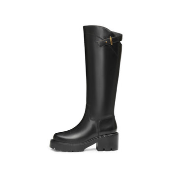STACCATO Platform Saddle Knee-High Boots – EEZ33DG5 detail 2