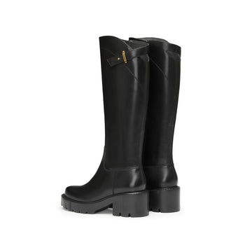 STACCATO Platform Saddle Knee-High Boots – EEZ33DG5 detail 3