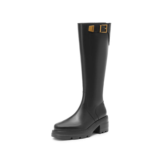 STACCATO Saddle Buckle Knee-High Boots – EEZ19DG5 - image 1