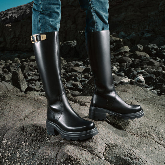STACCATO Saddle Buckle Knee-High Boots – EEZ19DG5 - image 3