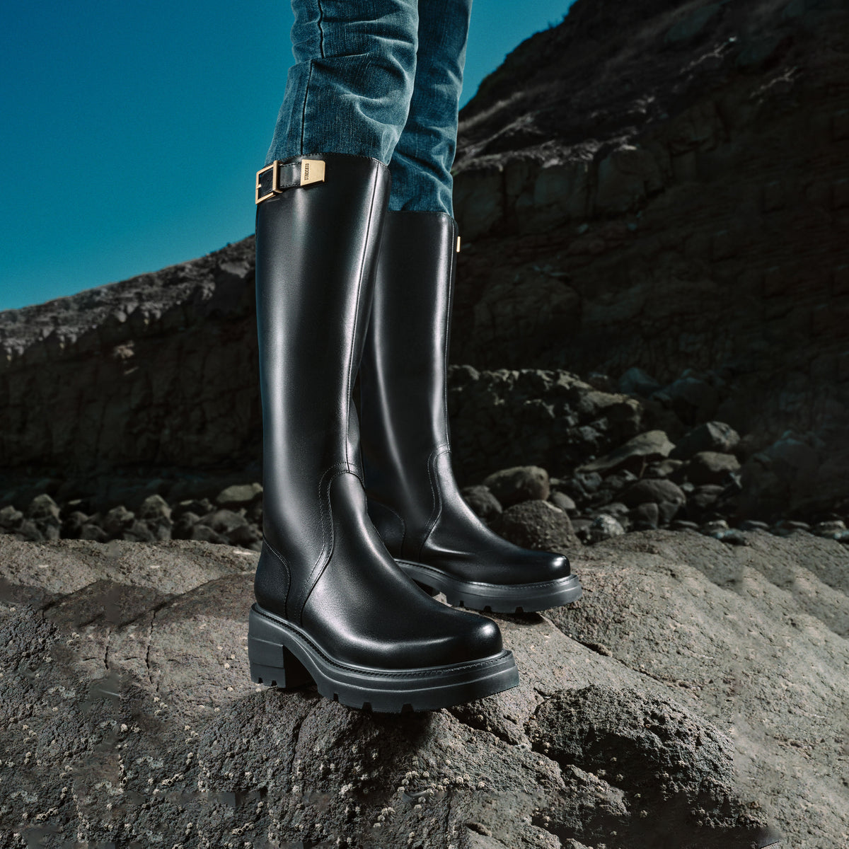 STACCATO Saddle Buckle Knee-High Boots – EEZ19DG5 - image 4