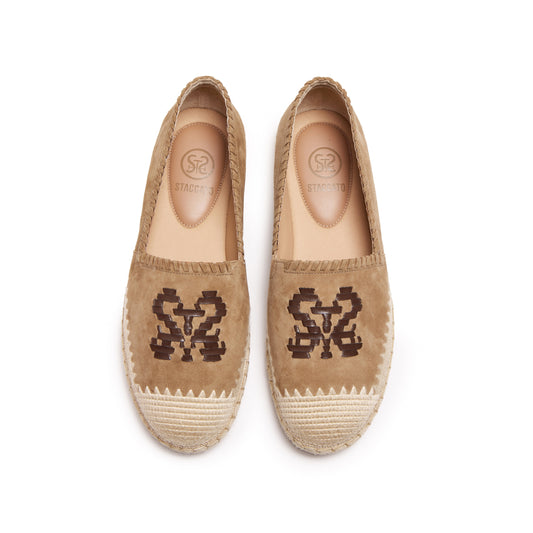 STACCATO Women's Vintage Slip-On Espadrilles - Spring 2026 Comfortable Flat Shoes "Barley" Style 9UA35AA6