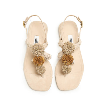 Detail Display 04 - STACCATO toe-post sandals white-background angle 04