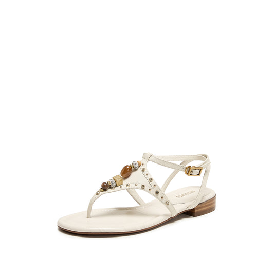 Sandals - Retro Flat Walnut Amber EDU14BL6