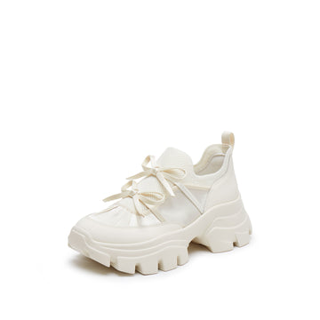 STACCATO Women’s 2026 Spring Breathable Platform Dad Sneakers – Butterfly Island (ECE83AM6)