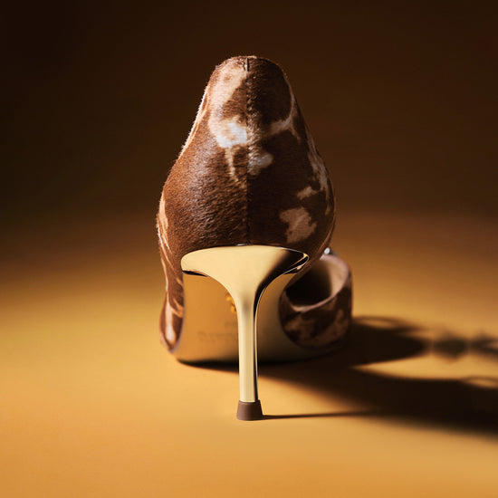 STACCATO Dionysus Crystal High Heel Pumps - Earth Brown Apricot