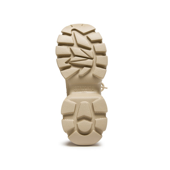 STACCATO Retro Platform Dad Sneakers - Milk Tea Apricot
