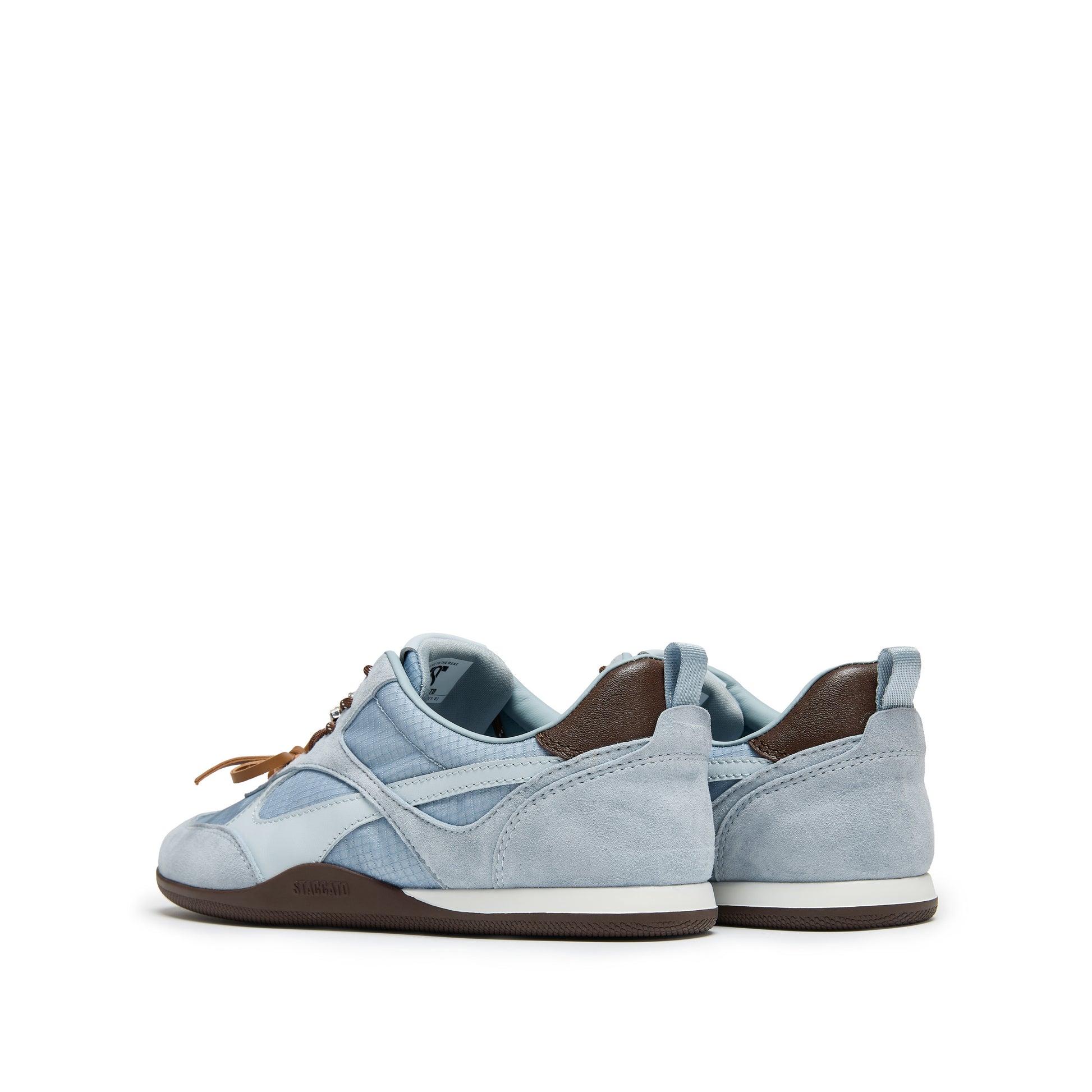 STACCATO Butterfly Note Trainer Sneakers - Sky Blue