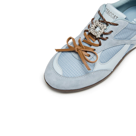 STACCATO Butterfly Note Trainer Sneakers - Sky Blue