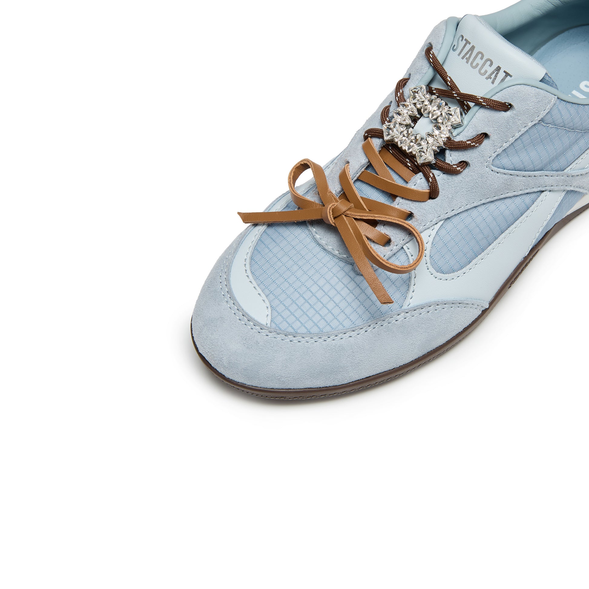 STACCATO Butterfly Note Trainer Sneakers - Sky Blue
