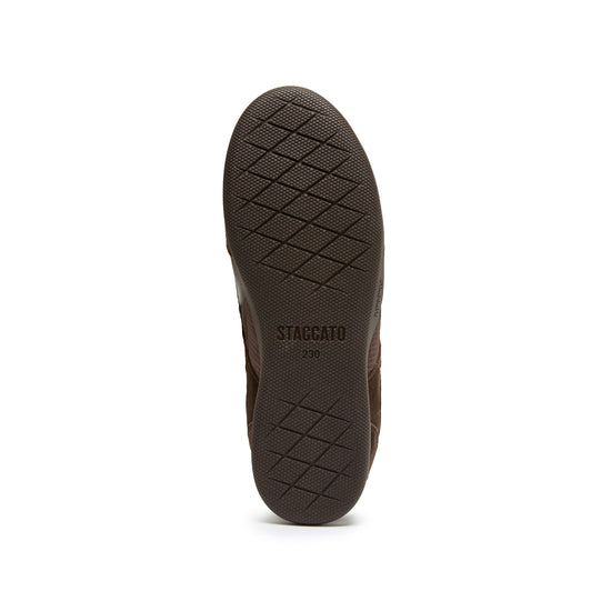 STACCATO Butterfly Note Trainer Sneakers - Deep Cocoa Brown