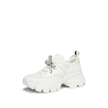 STACCATO x VERA WANG Platform Dad Sneakers - ECE17CM6 - Elegant White