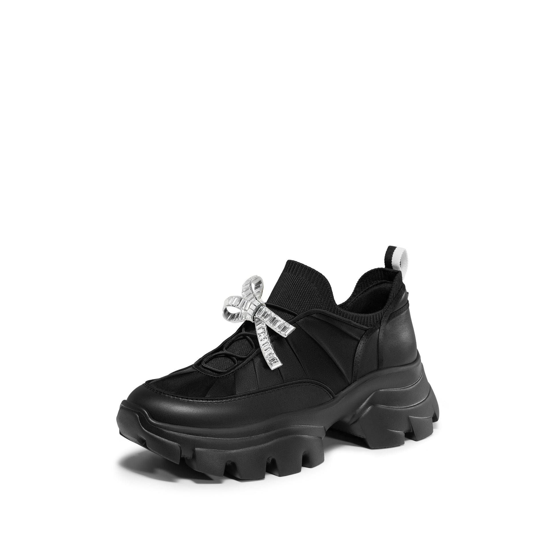 STACCATO x VERA WANG Platform Dad Sneakers - ECE17CM6 - Urban Black