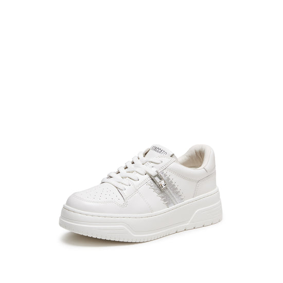 STACCATO Platform Court Sneakers - Cream White