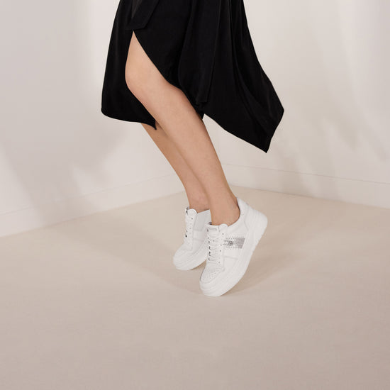 STACCATO Platform Court Sneakers - Cream White