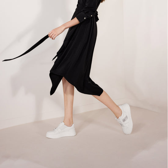 STACCATO Platform Court Sneakers - Cream White