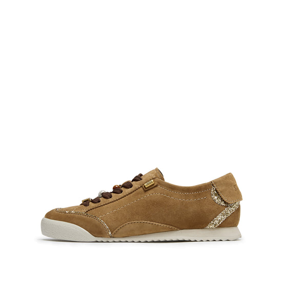 STACCATO Classic White Trainer Sneakers - Vintage Brown