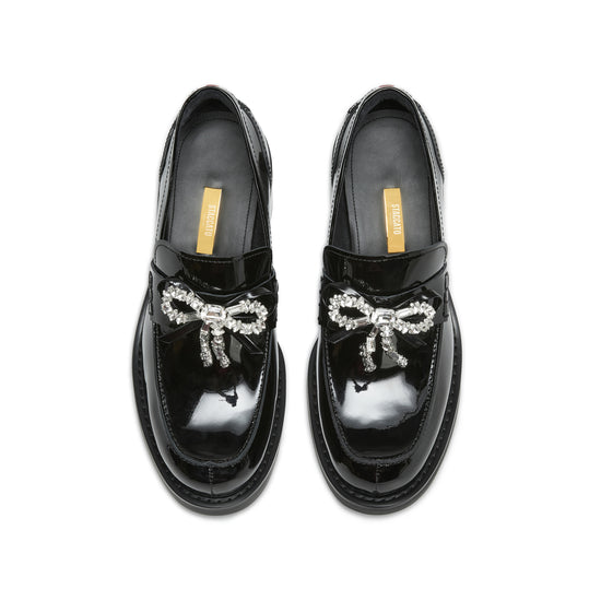 STACCATO Galaxy Jazz Platform Loafers - Midnight Black