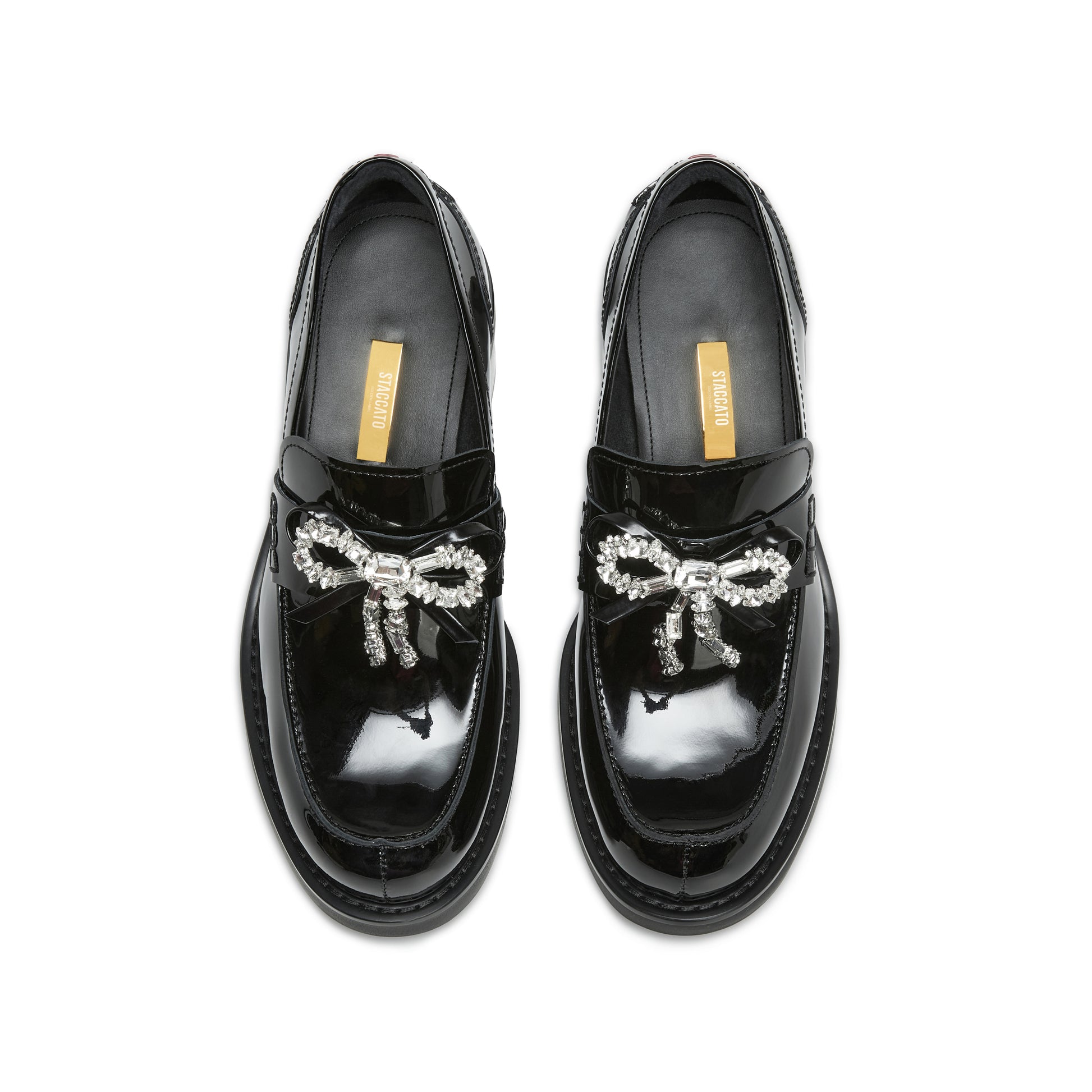 STACCATO Galaxy Jazz Platform Loafers - Midnight Black