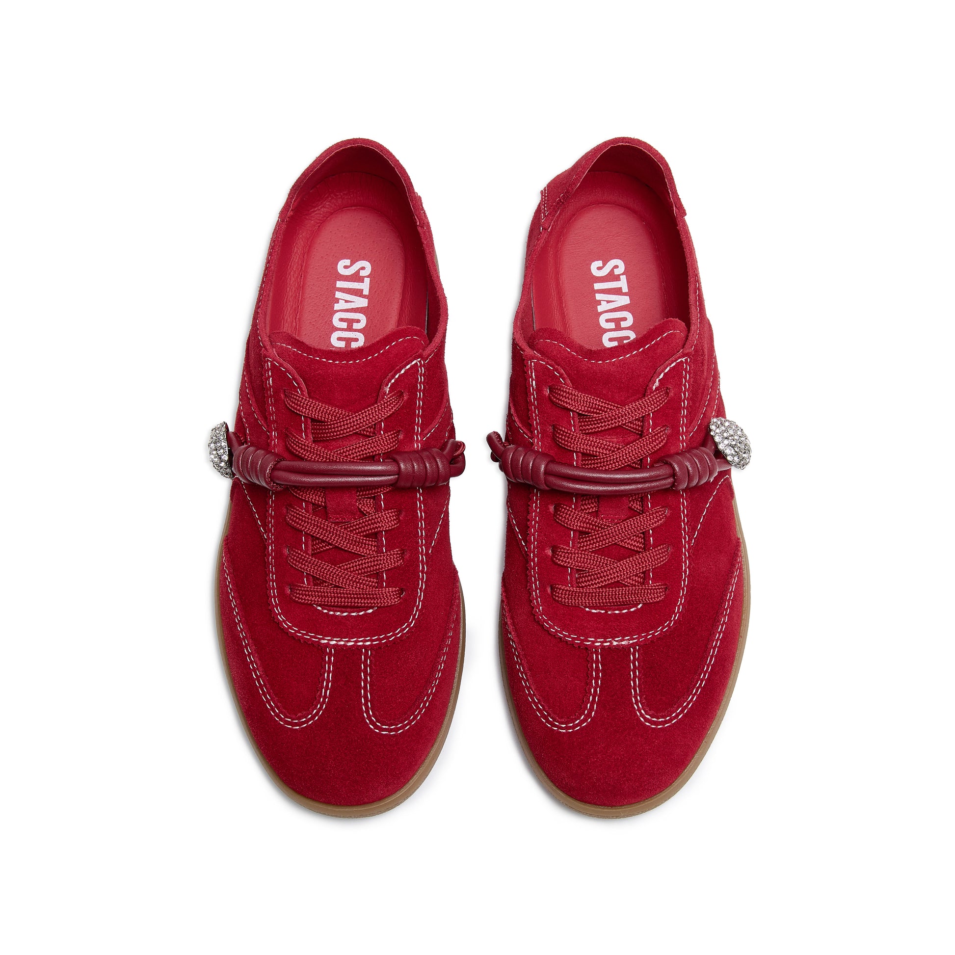 STACCATO Retro Trainer Sneakers - Bright Red