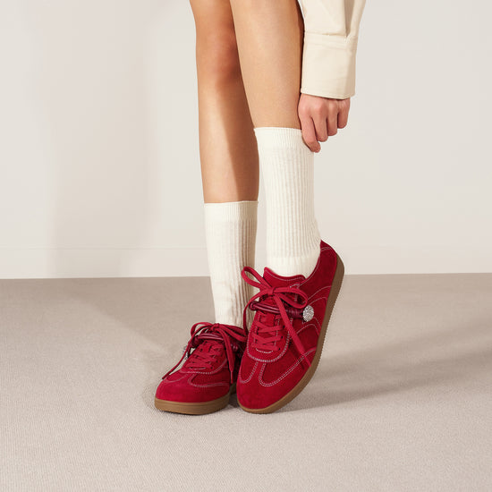 STACCATO Retro Trainer Sneakers - Bright Red