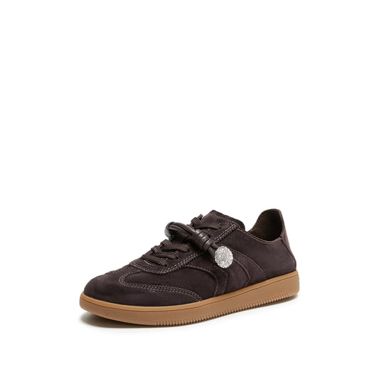 STACCATO Retro Trainer Sneakers - Vintage Coffee