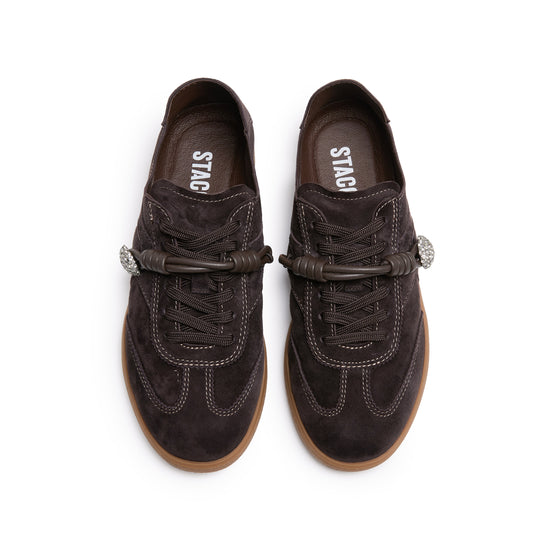 STACCATO Retro Trainer Sneakers - Vintage Coffee
