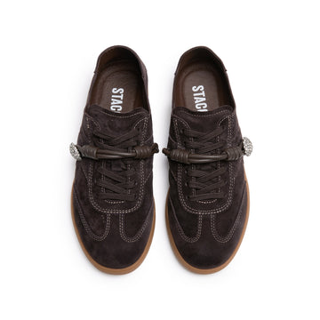 STACCATO Retro Trainer Sneakers - Vintage Coffee