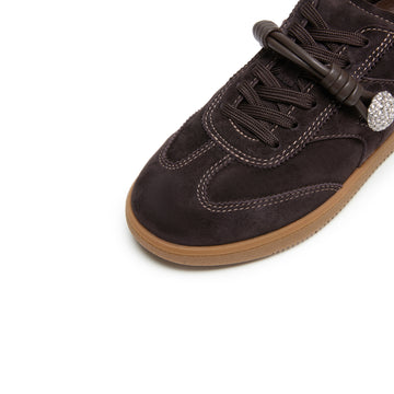 STACCATO Retro Trainer Sneakers - Vintage Coffee