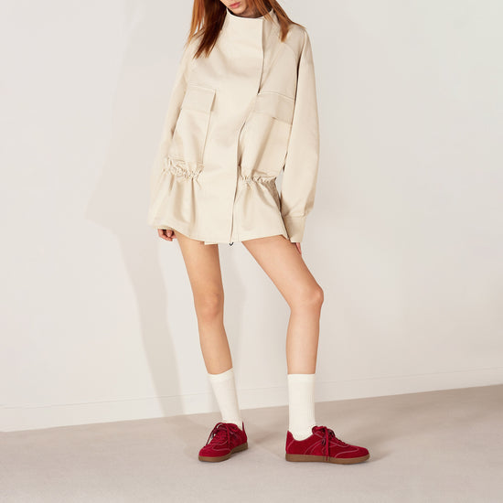 STACCATO Retro Trainer Sneakers - Vintage Coffee