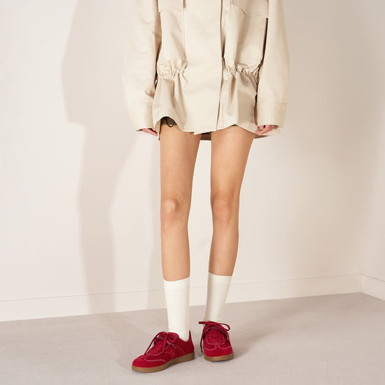STACCATO Retro Trainer Sneakers - Vintage Coffee