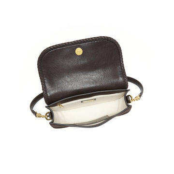 STACCATO Vintage Fringe Crossbody Bag - Misty Dark Coffee