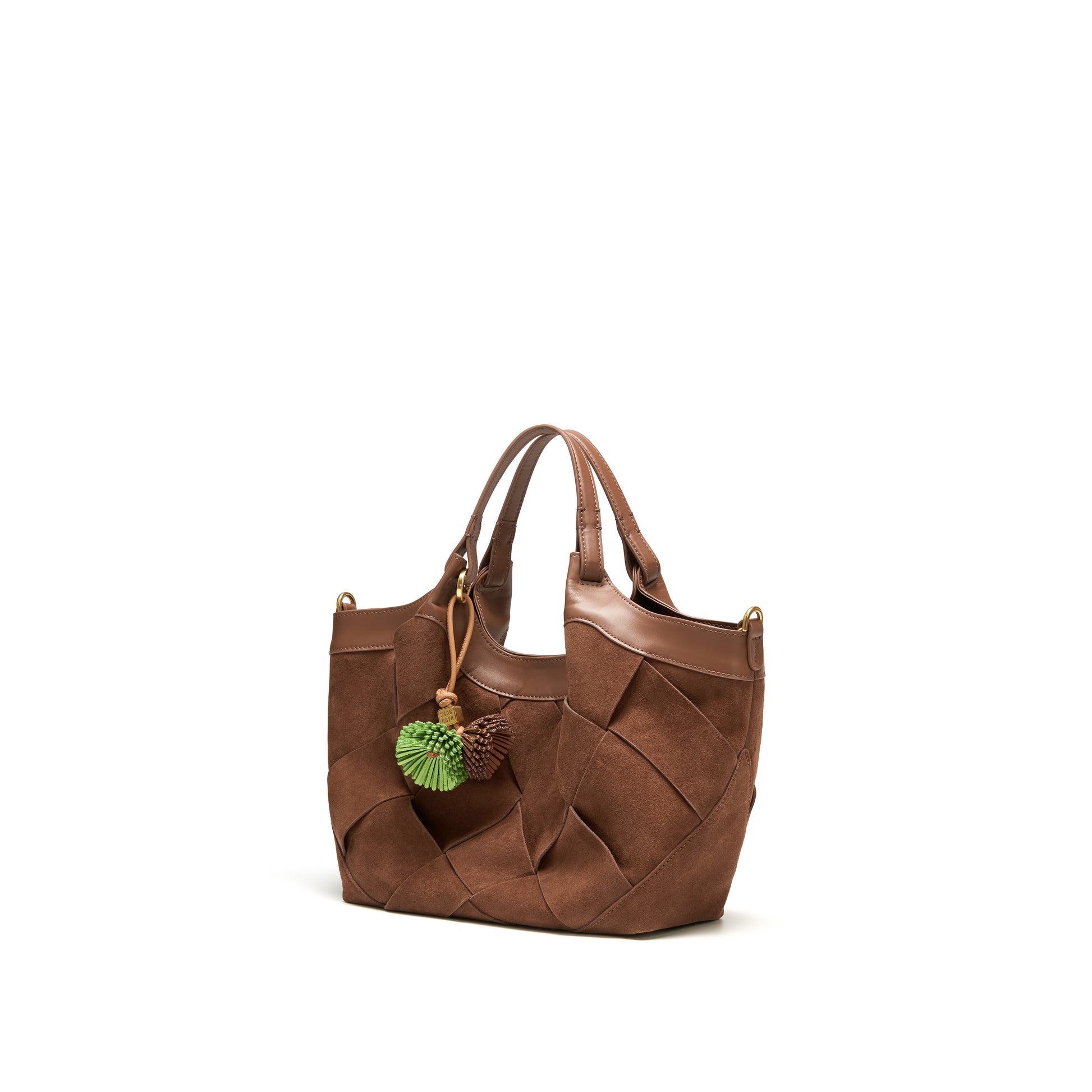 STACCATO Woven Resort Tote Bag - Nomad Brown