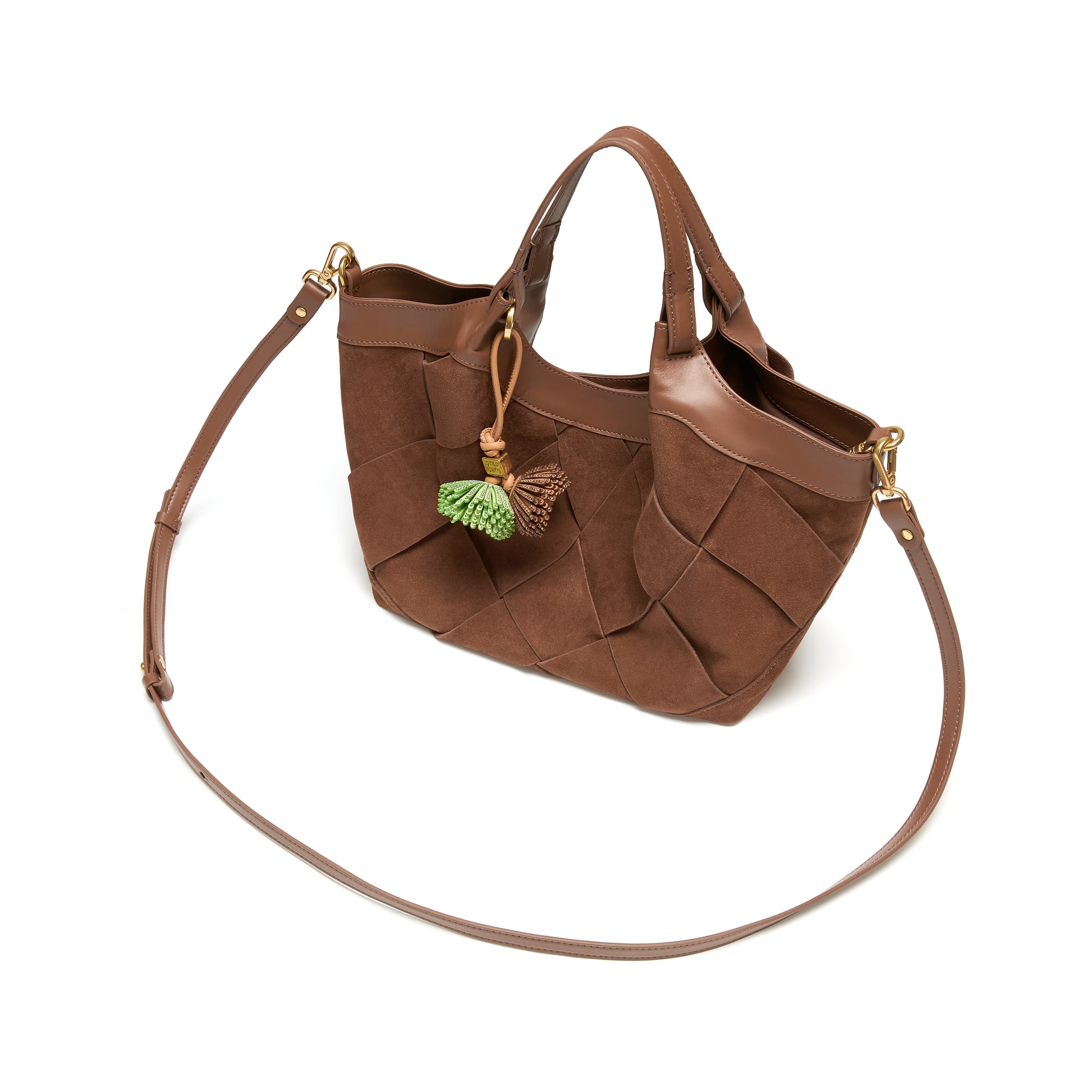 STACCATO Woven Resort Tote Bag - Nomad Brown