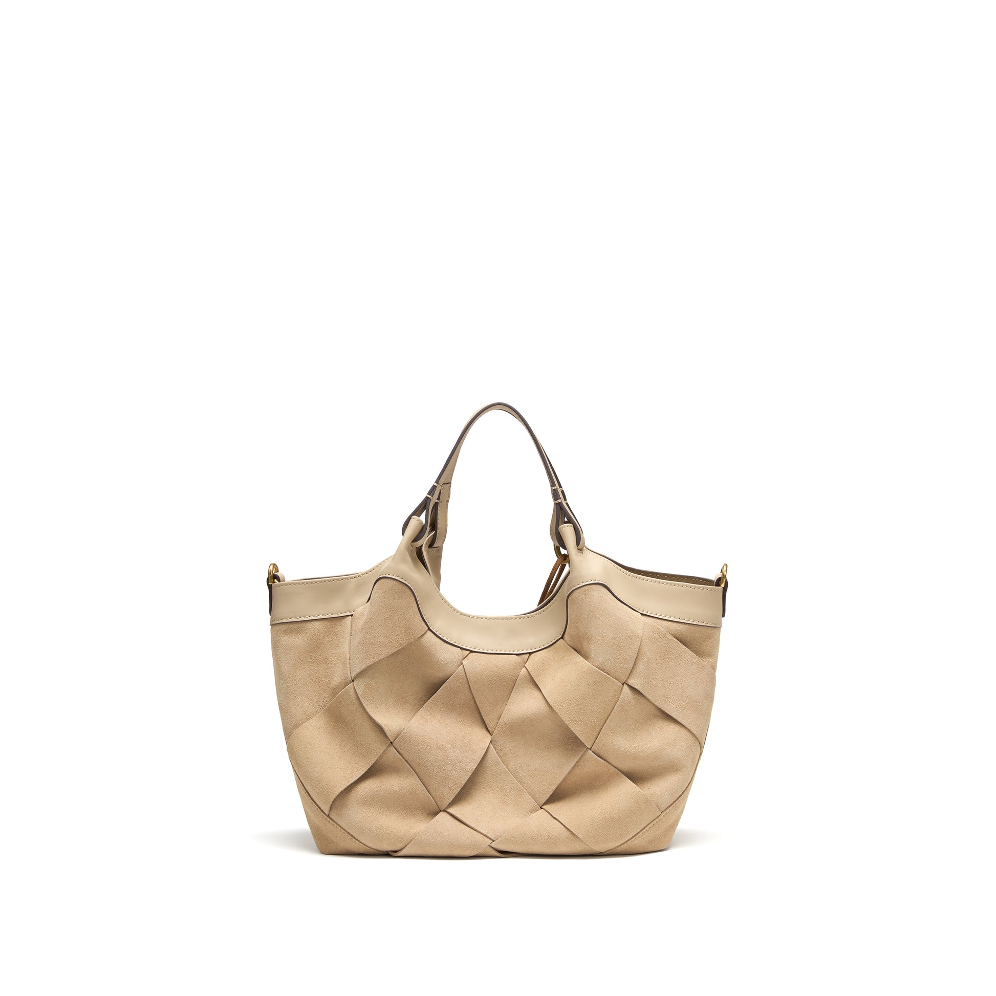 STACCATO Woven Resort Tote Bag - Oat Apricot