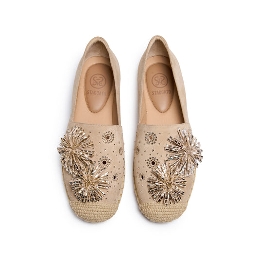 Fisherman Flats - Firework Gold Fleck Slip-On 9UA29CA6