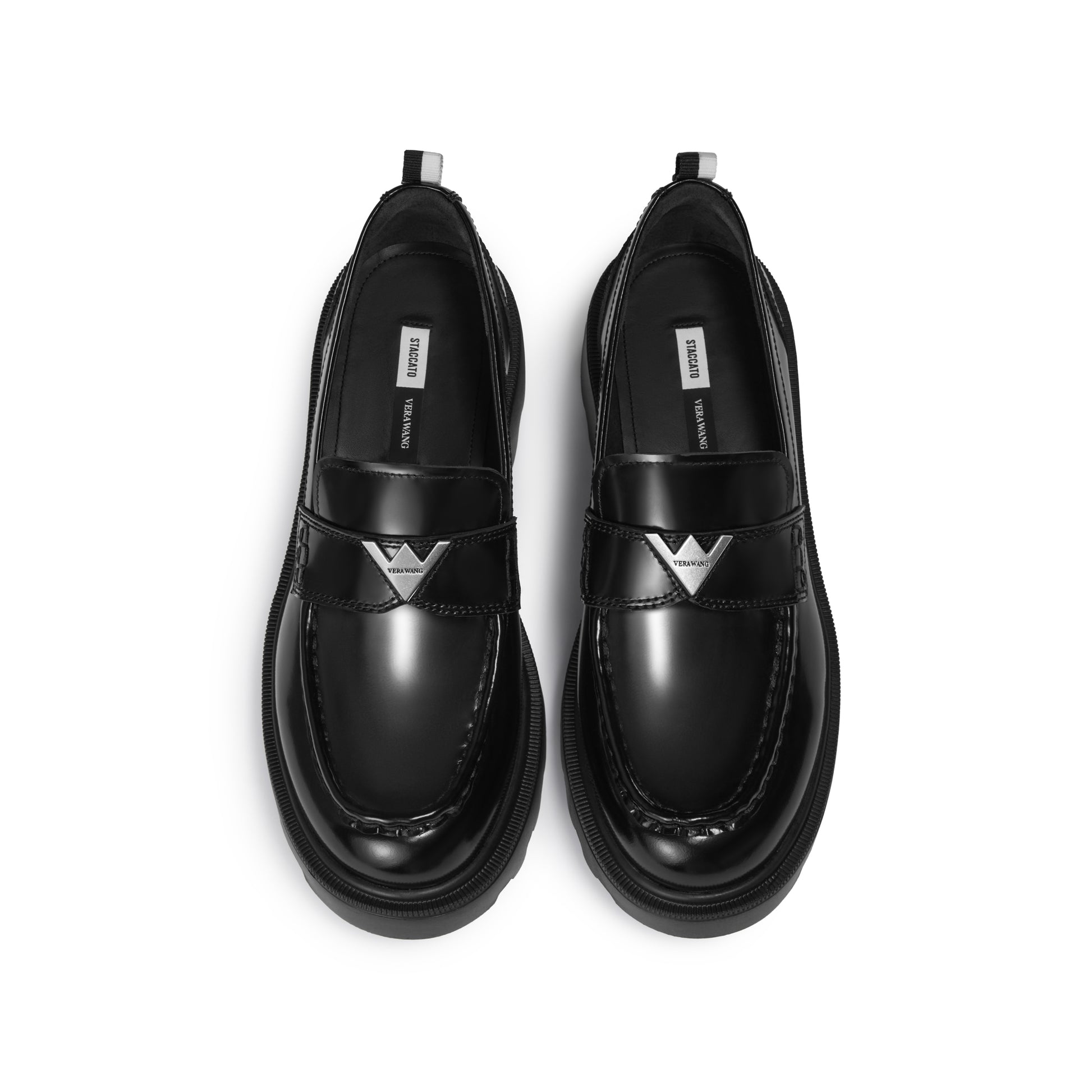 STACCATO x VERA WANG Platform Loafers - EGB15CA6 - Urban Black