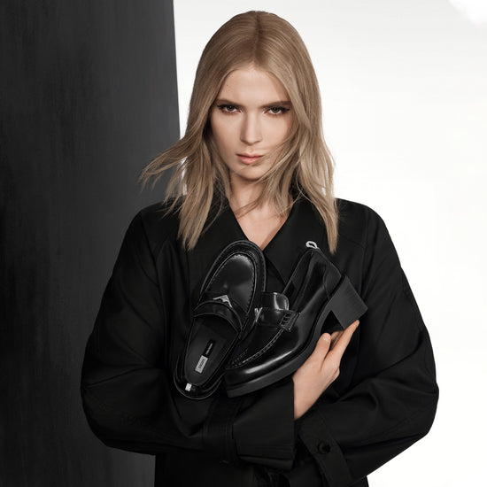 STACCATO x VERA WANG High Platform Loafers - EMU07CA6 - Urban Black