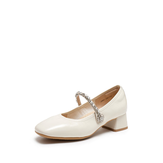 Mary Jane- Shallow Cut Flats  J2651