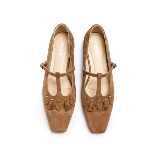 Mary Jane- Shallow Cut Flats  J5201