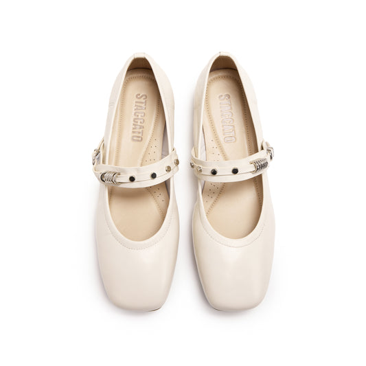 Mary Jane- Shallow Cut Flats  J8869