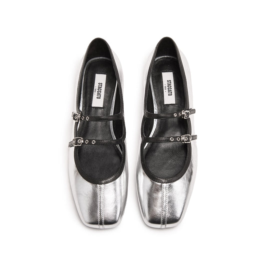 Mary Jane- Shallow Cut Flats  R0531