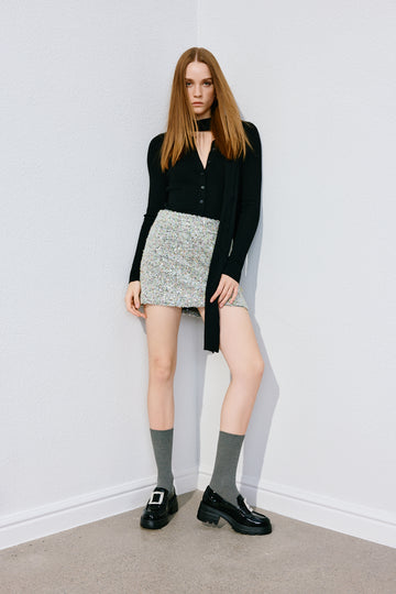 Loafers - Black Leather Slip-On Loafers EEZ07