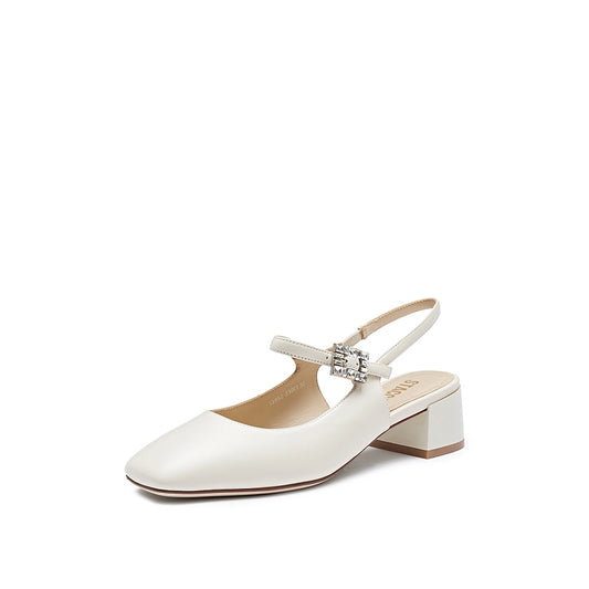 Mary Jane - Fortea Nola - Chunky Heel Slingback Mary Jane Pumps S1952