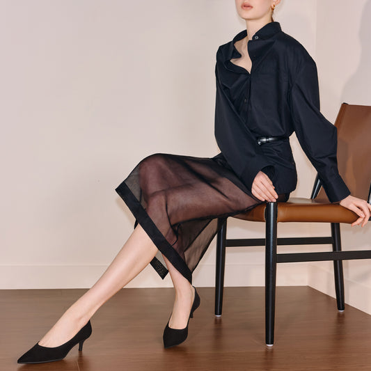 Court Shoes - "Melody" Pointed Toe Stiletto Heel Pumps EGA01