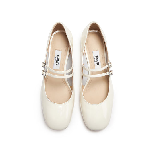 Mary Jane- Shallow Cut Flats  EGR17